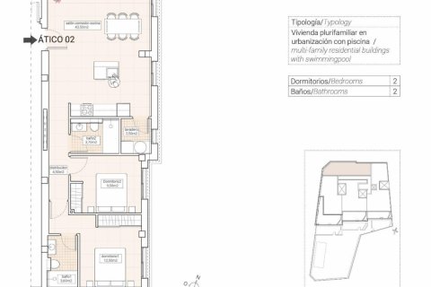 Penthouse for sale Hondon De Las Nieves, Alicante, Spain 2 bedrooms, 93 sq.m. No. 113665 - photo 9