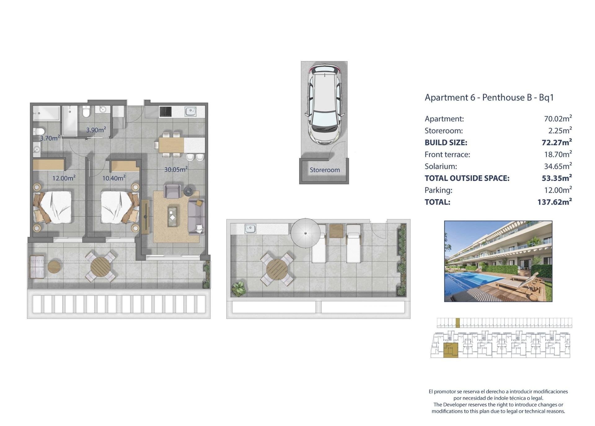 Dzīvoklis Los Alcazares, Murcia, Spānijā 2 istabas, 72 m2 Nr. 193325