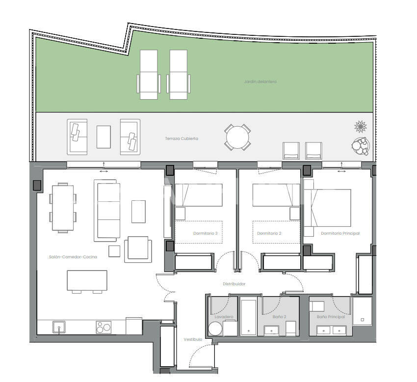 Lägenhet i Estepona, Malaga, Spanien 2 sovrum, 64 kvm. Nr. 138714