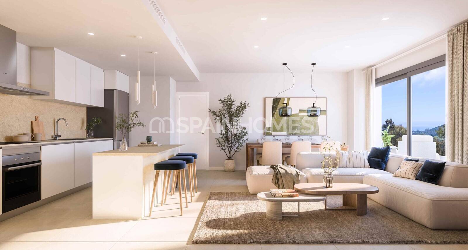 Lägenhet i Estepona, Malaga, Spanien 2 sovrum, 64 kvm. Nr. 138714
