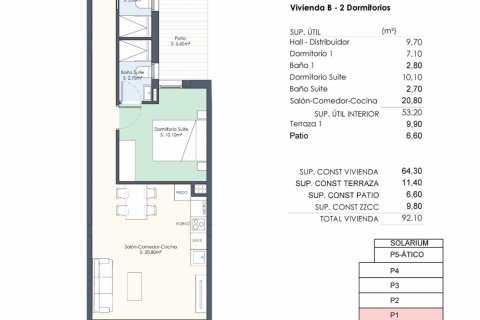 Apartment for sale Torrevieja, Alicante, Spain 2 bedrooms, 64 sq.m. No. 116911 - photo 13