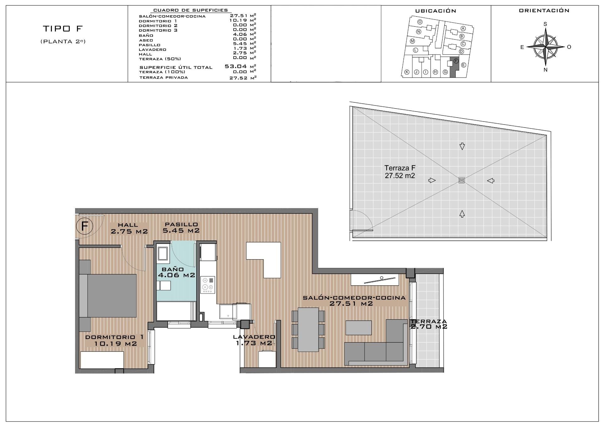 Apartamento en Algorfa, Alicante, España 1 dormitorio, 57 m2 No. 183360