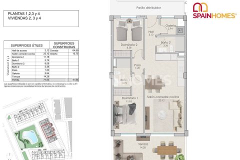 Lägenhet till salu i Santa Pola, Alicante, Spanien 3 sovrum, 106 kvm. Nr. 147341 - foto 21