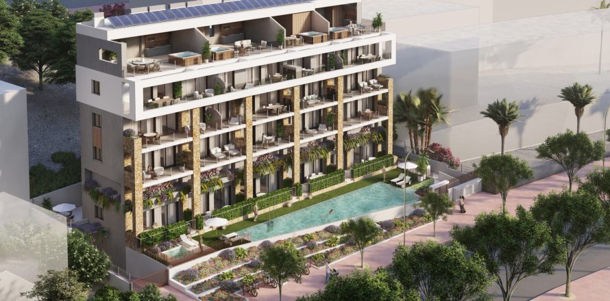 Bungalow en Vila Joiosa, Alicante, España 1 dormitorio, 102 m2 No. 143198