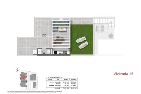 Bungalow zum Verkauf in Pilar de la Horadada, Alicante, Spanien 2 Schlafzimmer, 80 m2 Nr. 191984 - Foto 6