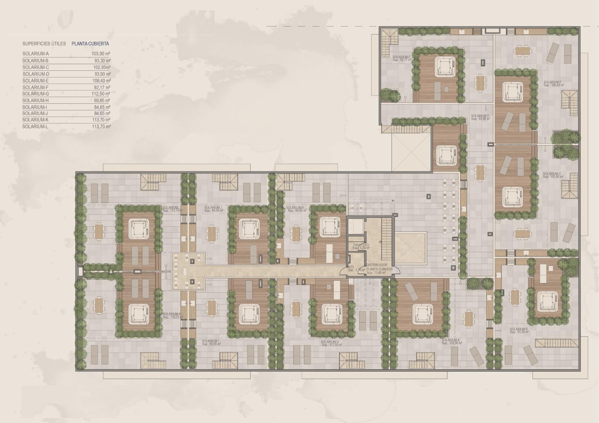 Huoneisto Torre-Pacheco, Murcia, Espanja 2 makuuhuonetta, 80 m2 No. 134062