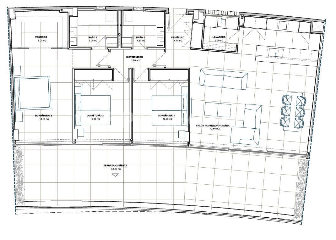 Apartamento en Fuengirola, Málaga, España 2 dormitorios, 95 m2 No. 179346