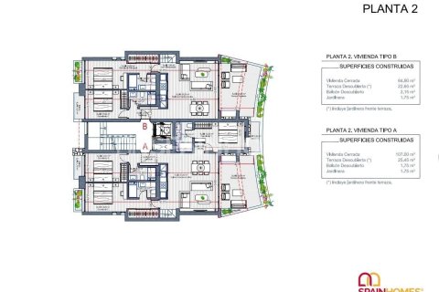 Penthouse for sale in Cartagena, Murcia, Spain 3 bedrooms, 114 sq.m. No. 194767 - photo 20