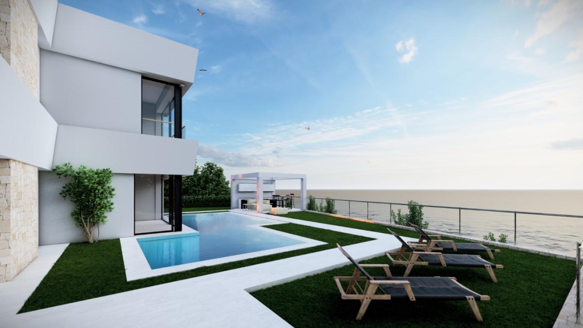Villa i Moraira, Alicante, Spanien 4 sovrum, 430 kvm. Nr. 80745