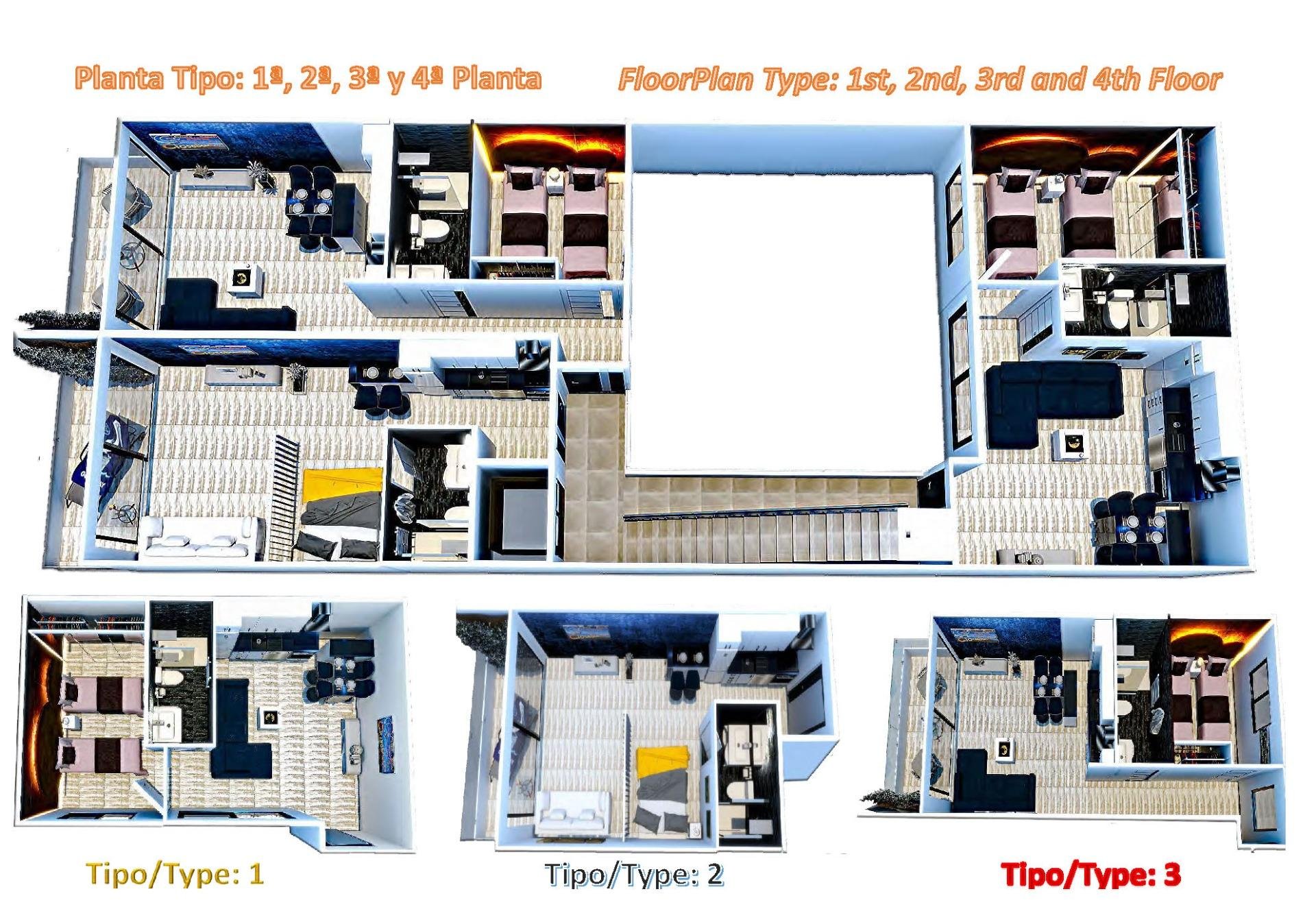 Appartamento a Alicante, Spagna 1 camera da letto, 35 mq. N° 183718