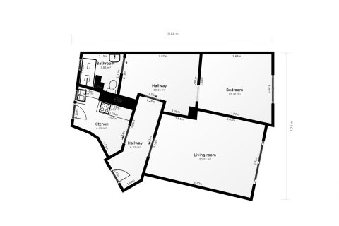 Apartament w Barcelona, Hiszpania 1 sypialnia, 60 mkw. nr 152751 – zdjęcie 28