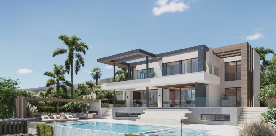 Villa i Las Lagunas De Mijas, Malaga, Spanien 5 sovrum, 568 kvm. Nr. 162661