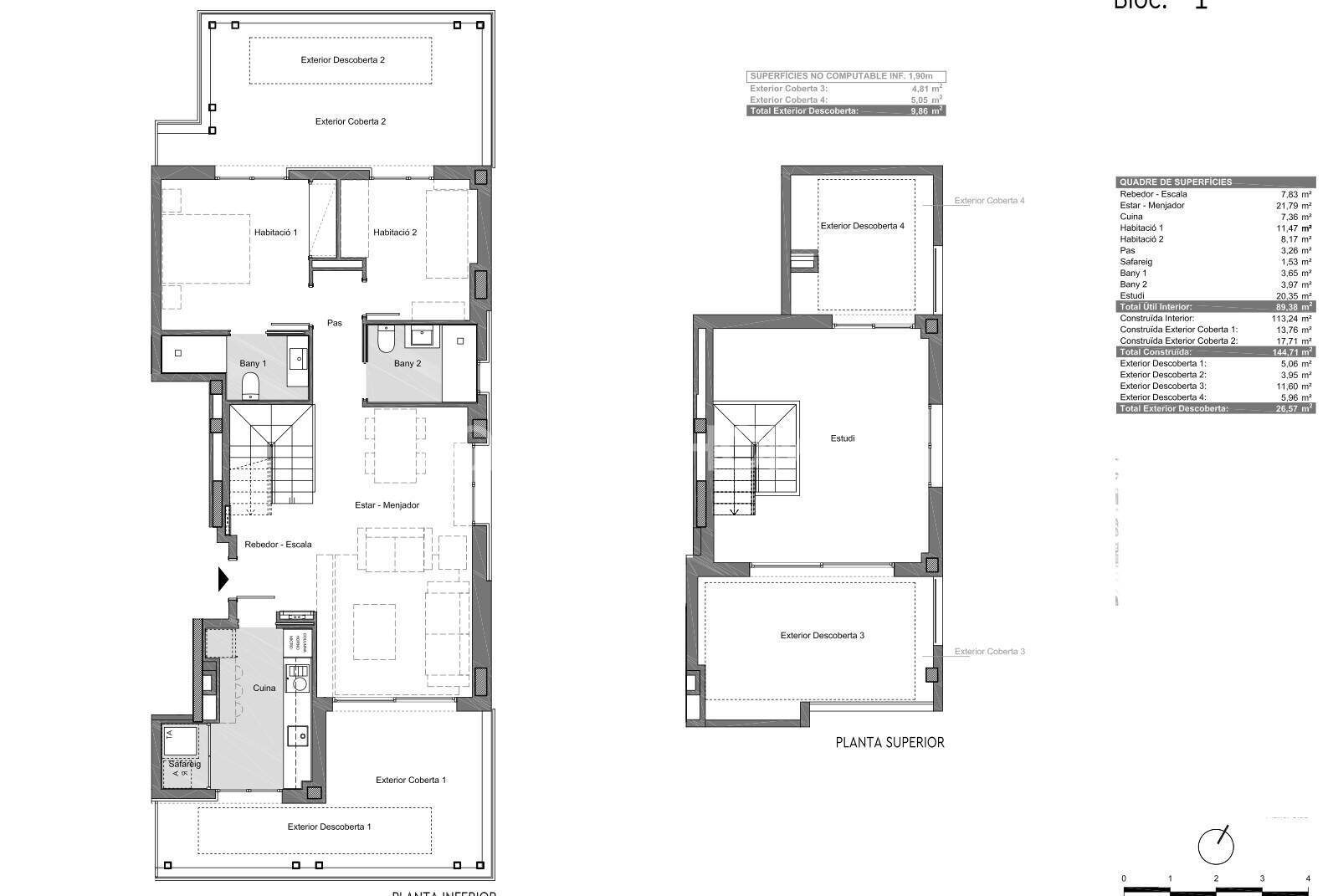 Appartamento a Barcelona, Spagna 2 camere da letto, 61 mq. N° 161667