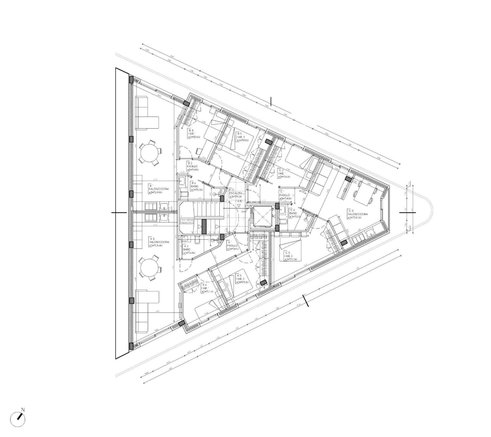 Apartamento en Puerto de Mazarrón, Murcia, España 2 dormitorios, 59 m2 No. 183453