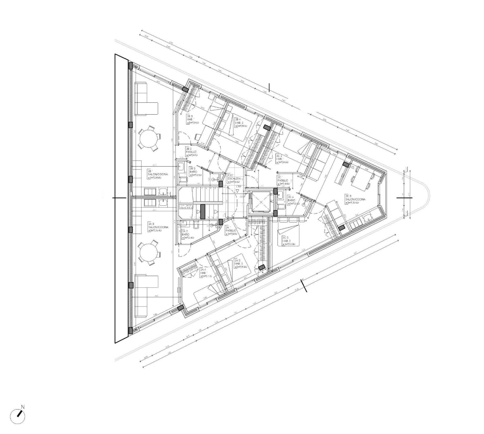 Appartamento a Puerto de Mazarron, Murcia, Spagna 2 camere da letto, 61 mq. N° 183454