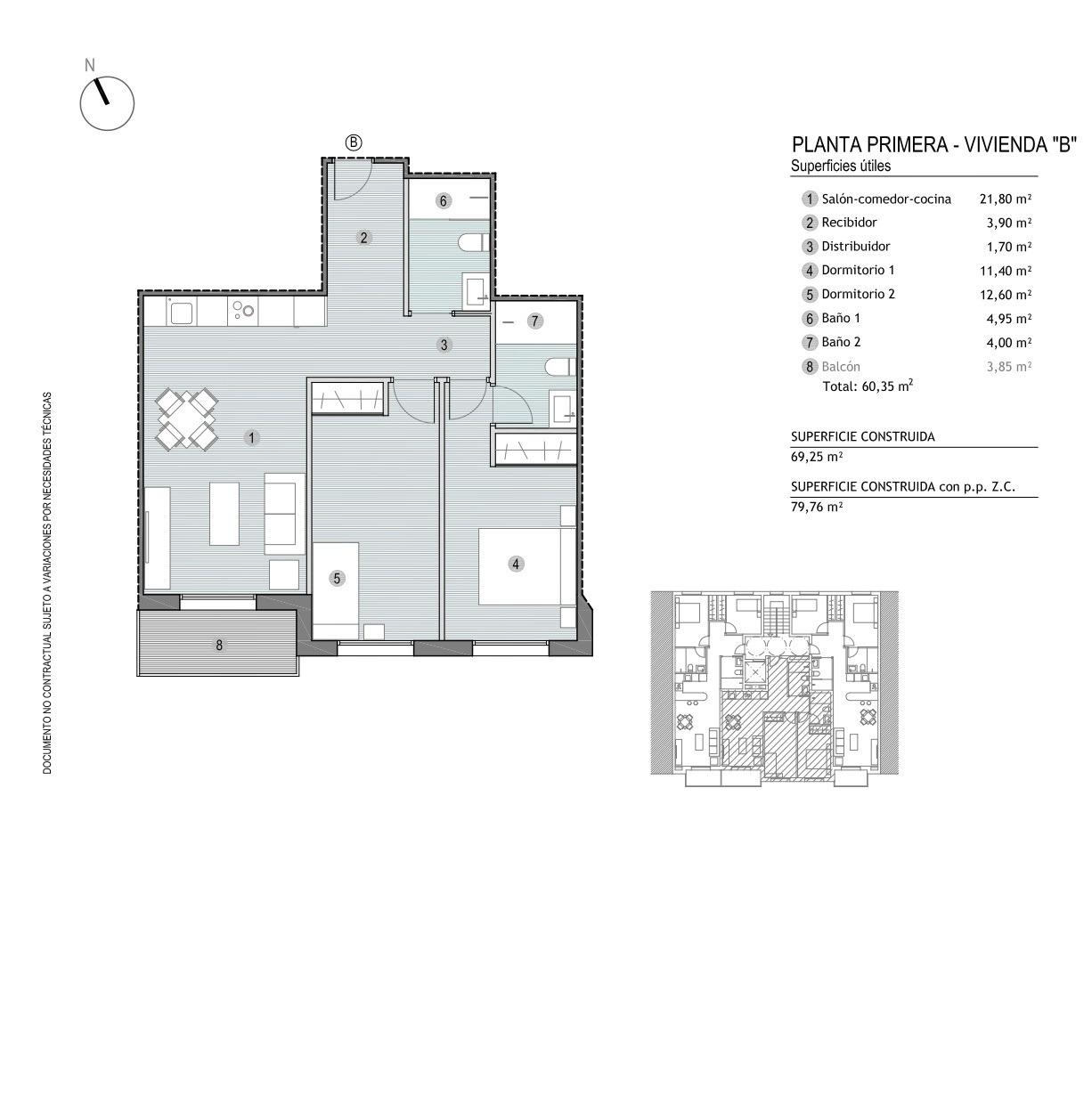 Appartamento a Puerto de Mazarron, Murcia, Spagna 2 camere da letto, 69 mq. N° 183455