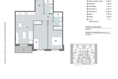 Apartment à vendre à Puerto de Mazarron, Murcia, Espagne, 2 chambres, 69 m2 No. 183455 - photo 8