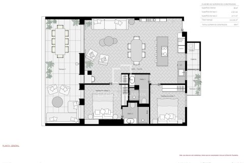 Penthouse w Barcelona, Hiszpania 2 sypialnie, 81 mkw. nr 150510 – zdjęcie 5