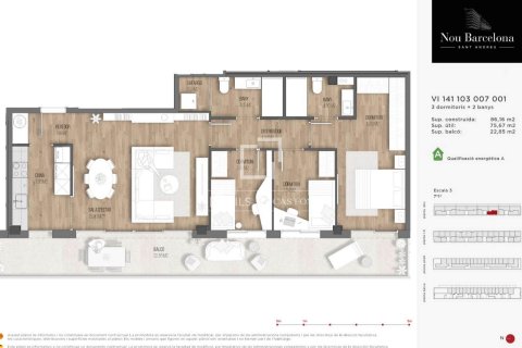 Apartment à vendre à La Sagrera, Barcelona, Espagne, 3 chambres, 86 m2 No. 150515 - photo 28