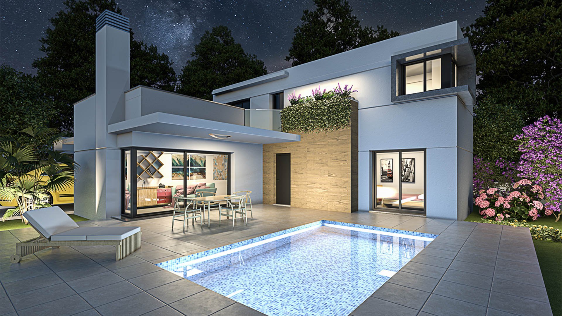 Villa Lago Di Como, Mil Palmeras, Alicante, Spānijā 3 istabas, 122 m2 Nr. 64877