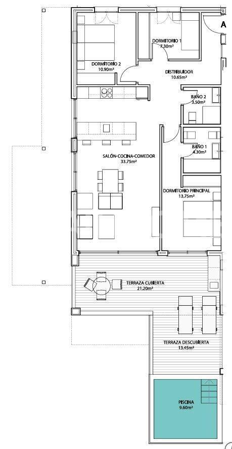 Dzīvoklis Benalmadena, Malaga, Spānijā 3 istabas, 71 m2 Nr. 161593