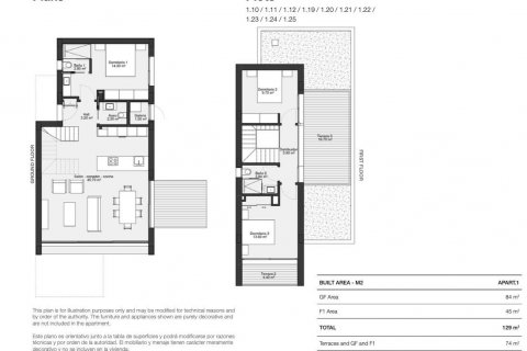 Huvila myytävänä Pinar De Campoverde, Alicante, Espanja, 3 makuuhuonetta, 155 m2 No. 114818 - kuva 30
