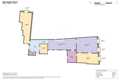 Lägenhet till salu i Barcelona, Spanien 3 sovrum, 192 kvm. Nr. 161378 - foto 23