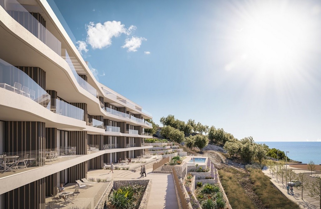 Lägenhet i Villajoyosa, Alicante, Spanien 2 sovrum, 100 kvm. Nr. 145039