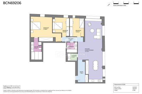 Apartment for sale in Barcelona, Spain 3 bedrooms, 138 sq.m. No. 167968 - photo 25