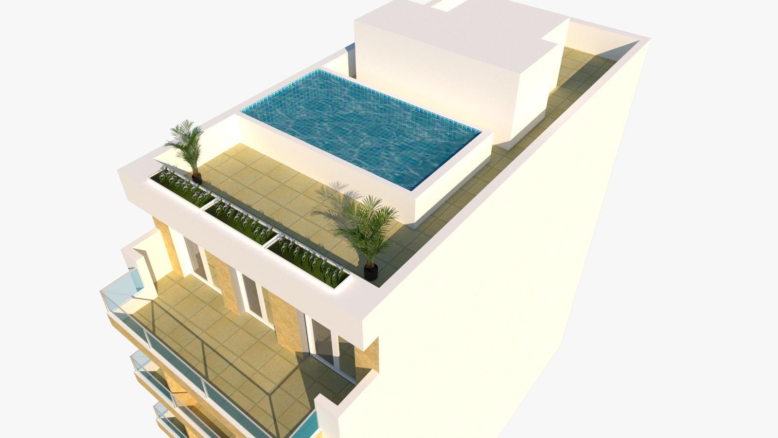 Apartment in Torrevieja, Alicante, Spain 34.86 sq.m. No. 182988
