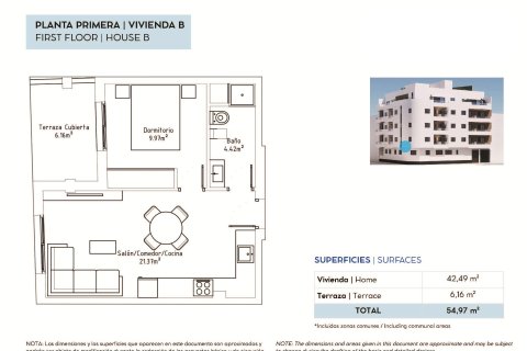 Apartament w Torrevieja, Alicante, Hiszpania 1 sypialnia, 42 mkw. nr 192341 – zdjęcie 22