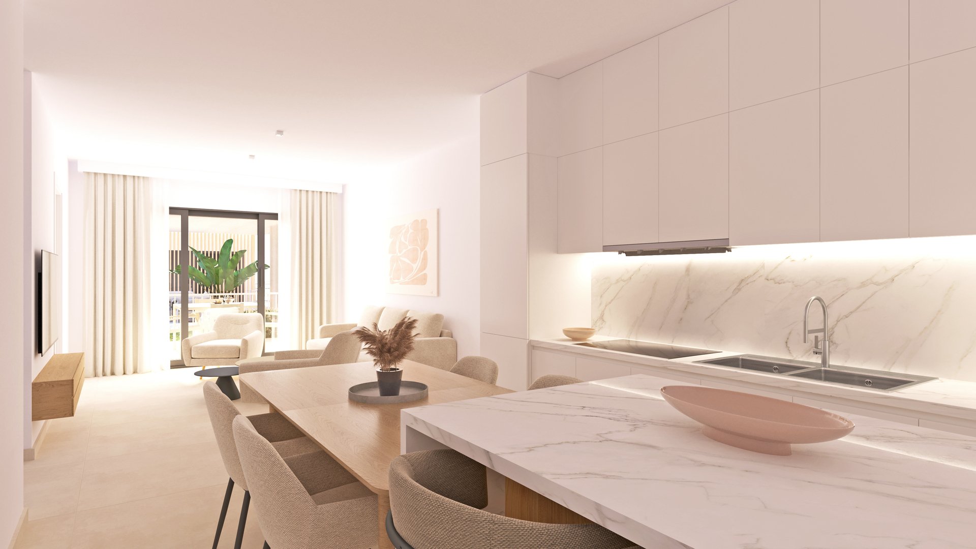 Apartamento en San Cayetano, Murcia, España 2 dormitorios, 68 m2 No. 163593