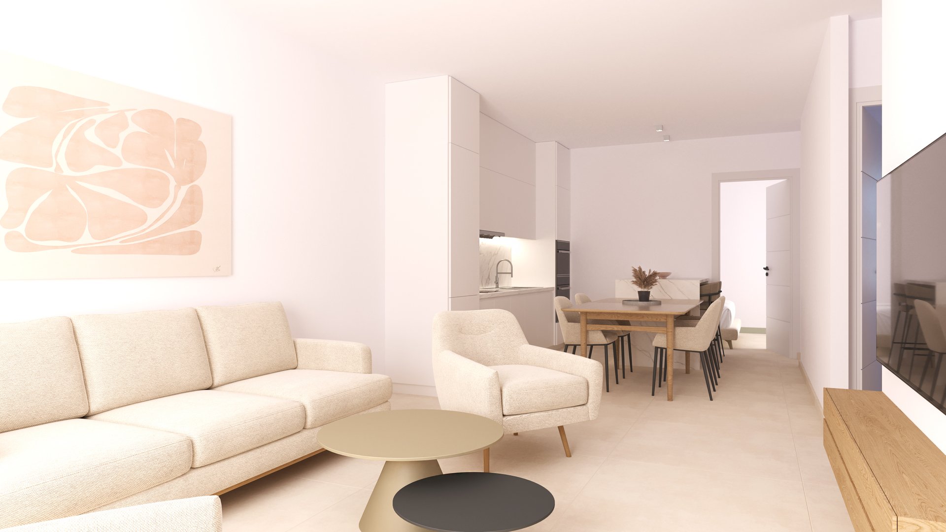 Apartamento en San Cayetano, Murcia, España 2 dormitorios, 68 m2 No. 163593
