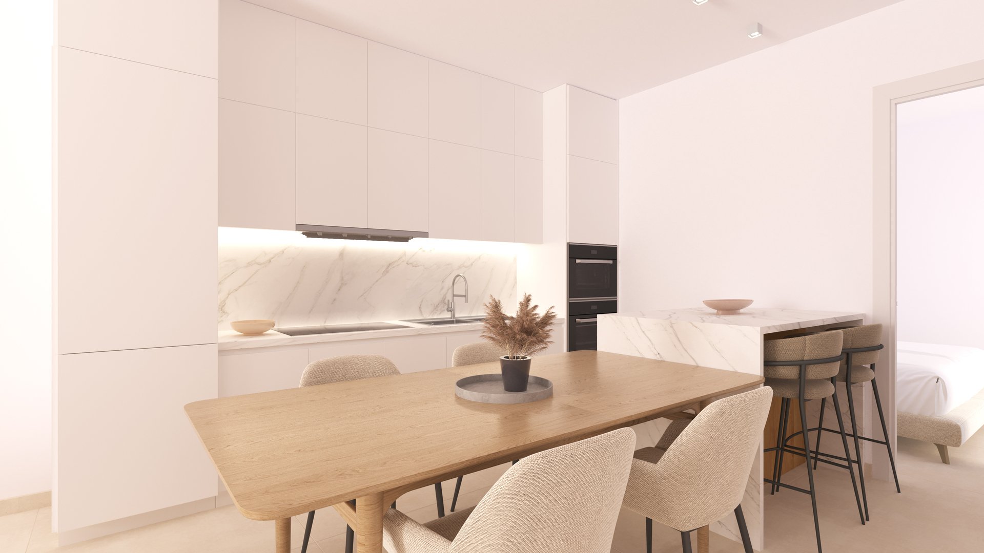 Apartamento en San Cayetano, Murcia, España 2 dormitorios, 68 m2 No. 163593
