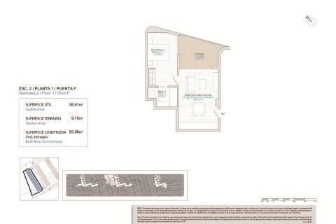 Apartamento en venta Villajoyosa, Alicante, España 1 dormitorio, 46 m2 No. 134014 - foto 6