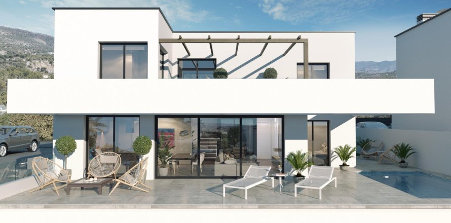 Villa i Finestrat, Alicante, Spanien 3 sovrum, 314 kvm. Nr. 171702