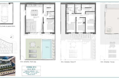 Villa en venta en Águilas, Murcia, España 4 dormitorios, 117 m2 No. 171696 - foto 8
