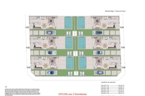 Villa zum Verkauf in Pilar de la Horadada, Alicante, Spanien 2 Schlafzimmer, 110 m2 Nr. 144842 - Foto 10