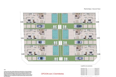 Villa zum Verkauf in Pilar de la Horadada, Alicante, Spanien 3 Schlafzimmer, 110 m2 Nr. 144843 - Foto 11