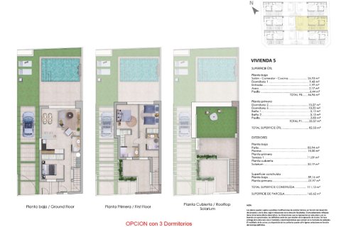 Villa zum Verkauf in Pilar de la Horadada, Alicante, Spanien 3 Schlafzimmer, 110 m2 Nr. 144843 - Foto 7