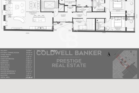 Penthouse w Barcelona, Hiszpania 3 sypialnie, 198 mkw. nr 156825 – zdjęcie 22