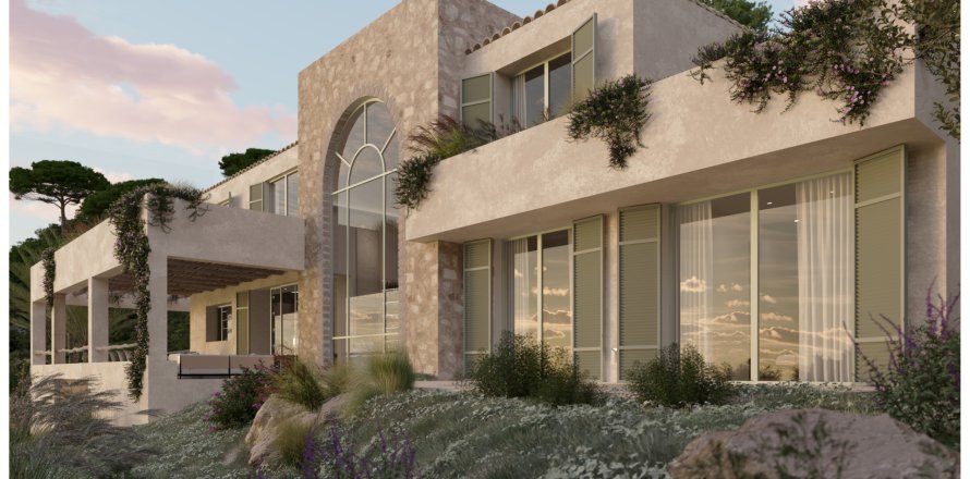 Huvila Santa Ponsa, Mallorca, Espanja 453 m2 No. 144686