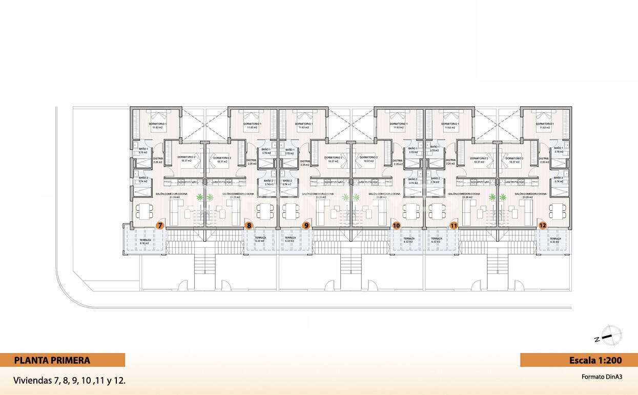 Penthouse w San Pedro del Pinatar, Murcia, Hiszpania 2 sypialnie, 62 mkw. nr 168676