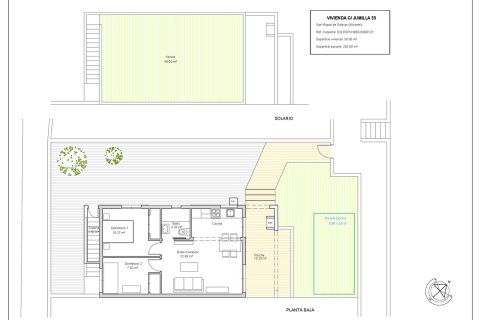 Продажа бунгало в Вилламартин, Аликанте, Испания 2 спальни, 58м2 №146407 - фото 3