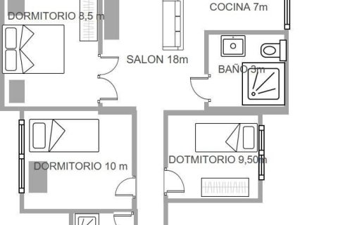 Wohnung zum Verkauf in San Pedro del Pinatar, Murcia, Spanien 3 Schlafzimmer, 92 m2 Nr. 165647 - Foto 23