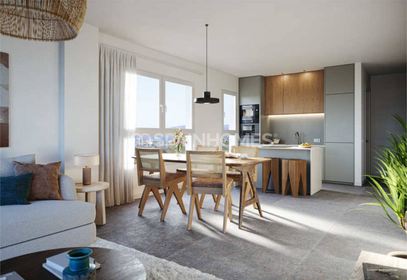Apartment à Mijas, Malaga, Espagne 3 chambres, 100 m2 No. 63429