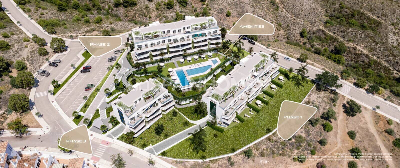 Apartment à Mijas, Malaga, Espagne 3 chambres, 100 m2 No. 63429