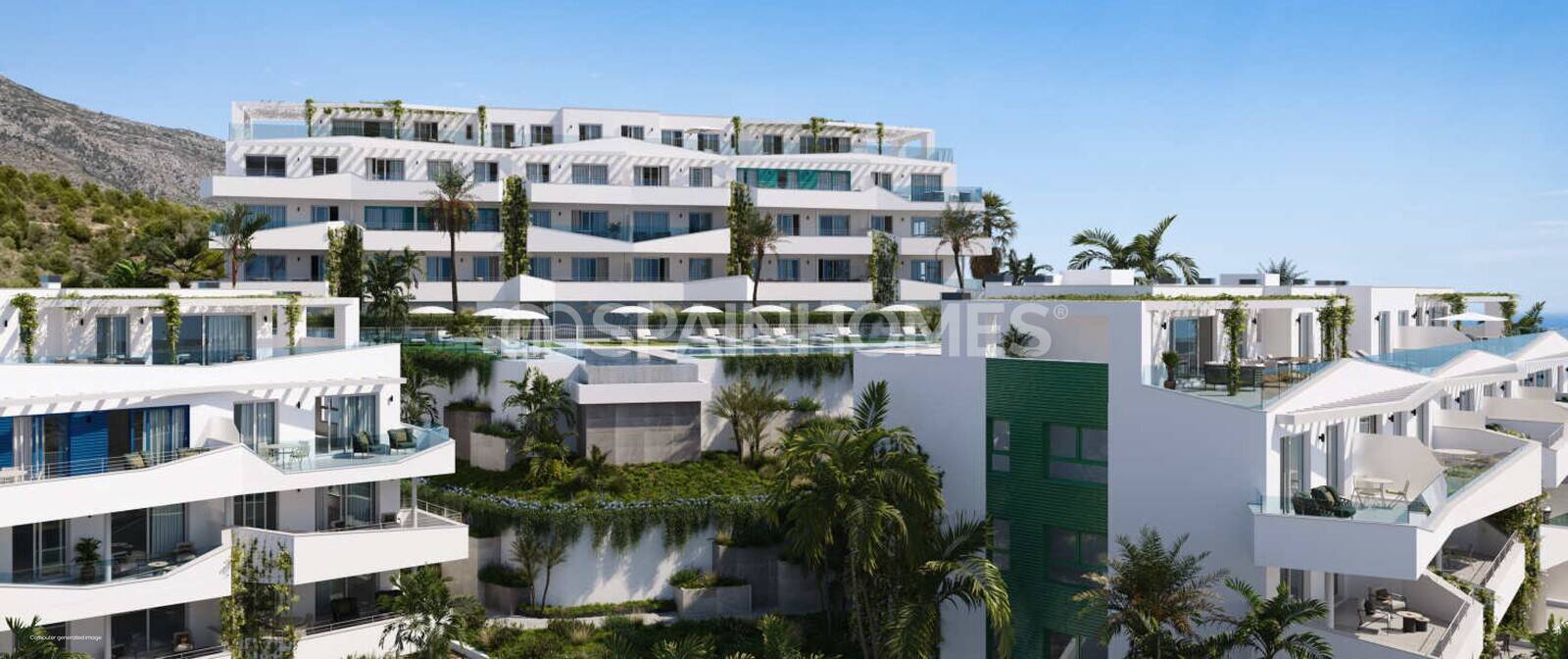 Apartment à Mijas, Malaga, Espagne 3 chambres, 100 m2 No. 63429