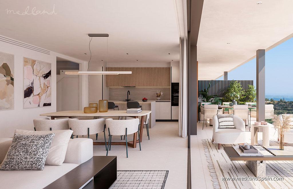 Apartment in Estepona, Malaga, Spain 2 bedrooms, 126 sq.m. No. 143890