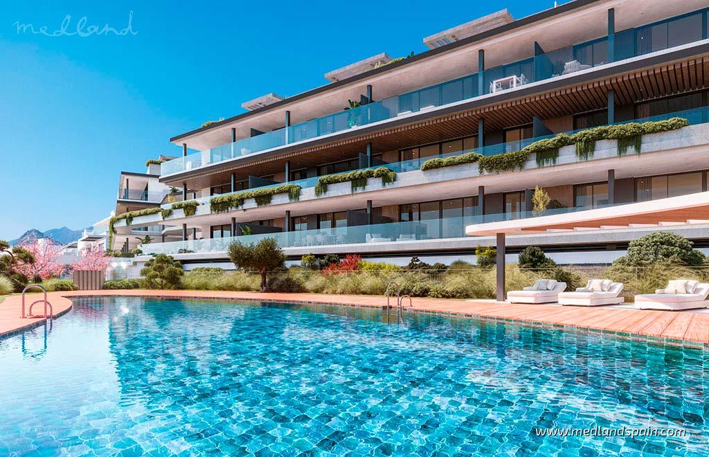 Apartment in Estepona, Malaga, Spain 2 bedrooms, 125 sq.m. No. 143893